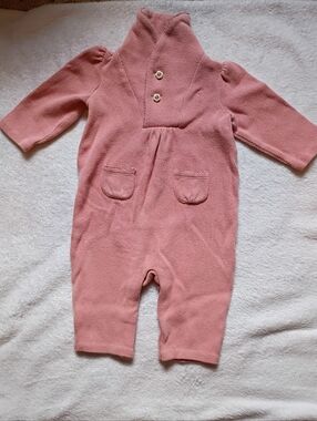 Ralph Lauren Baby Girl Pink Knit One Piece Size 6M